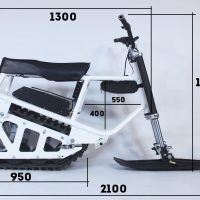 Size_electric snowscooter 3 kW