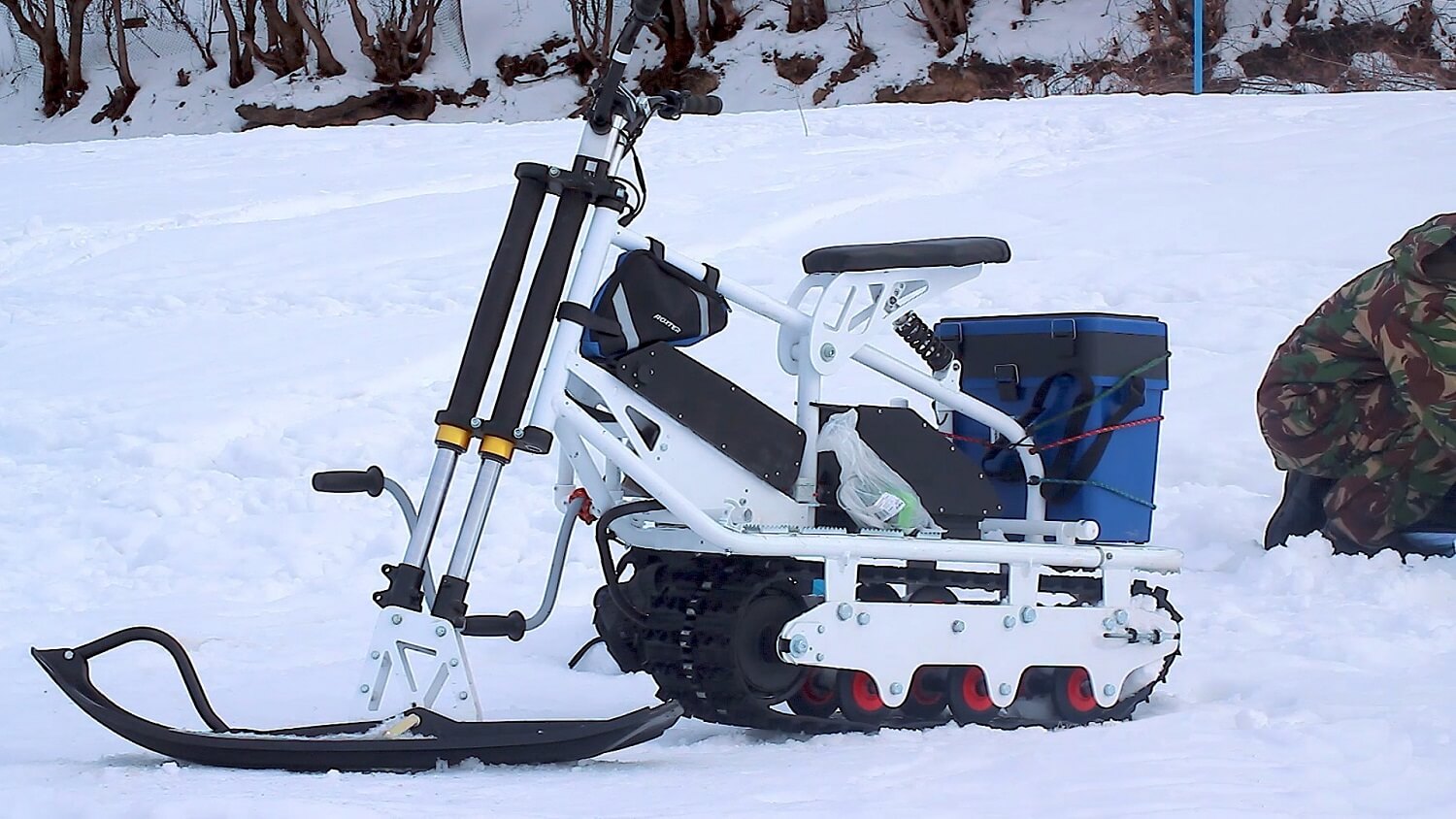 Trick Out a Snowmobile to Turn It Into an Icefishing Machine