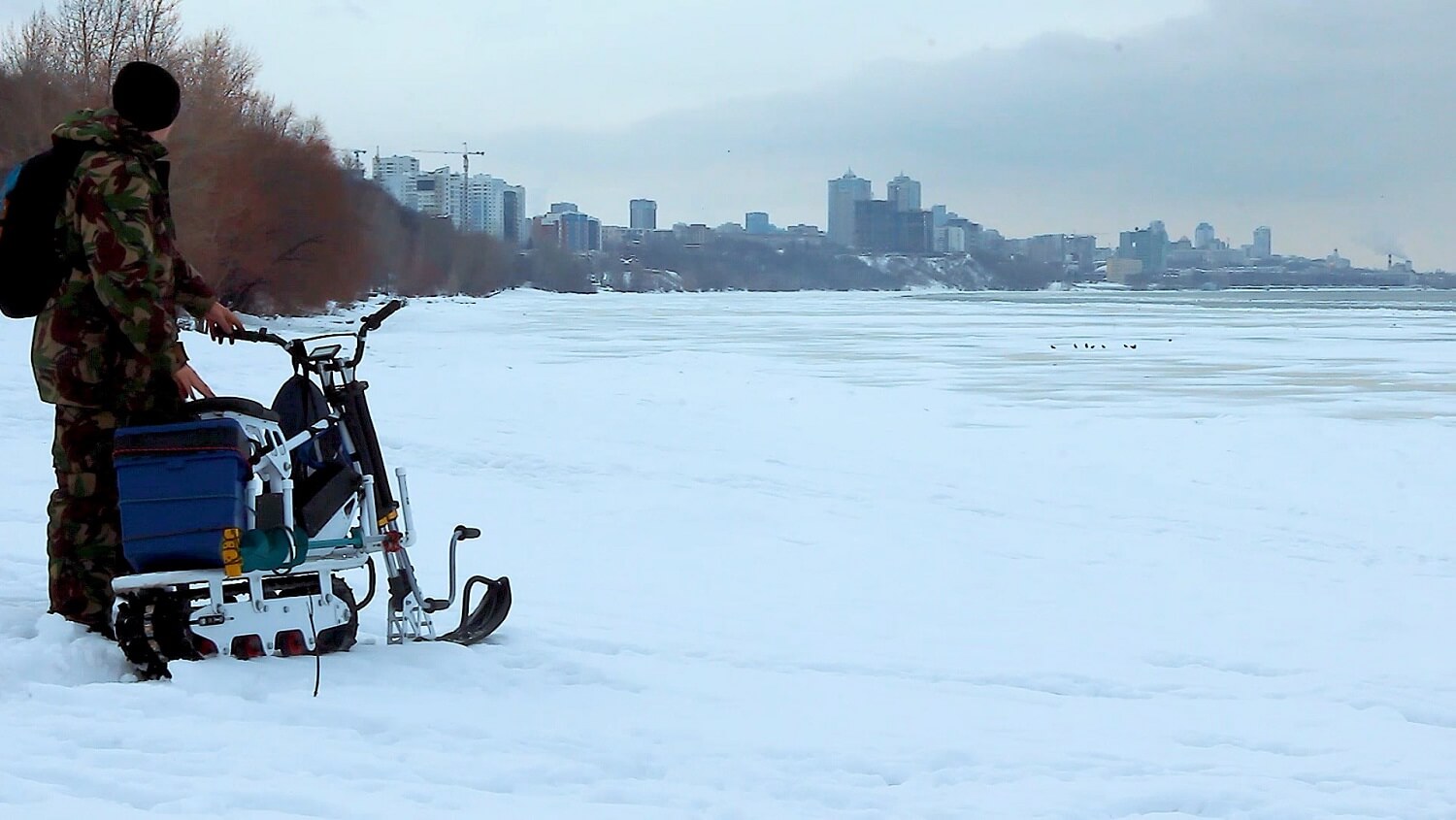 Like my new boat? Ice fishing sled with a trolling motor! ❤ 