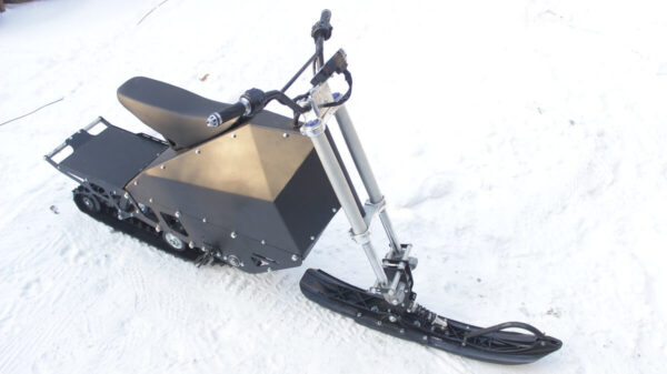 First world electric snowbike Sniejik Sport_electric snowmobile_electric snowscooter_electric sled_4