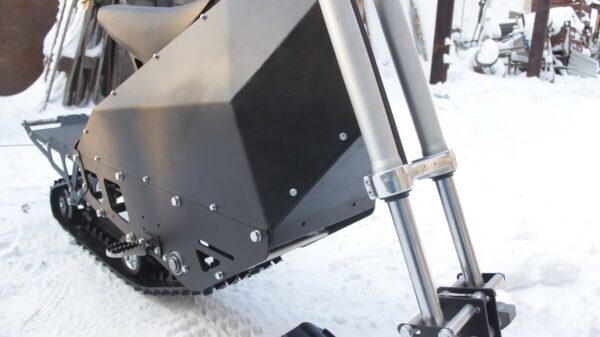 First world electric snowbike Sniejik Sport_electric snowmobile_electric snowscooter_electric sled_5
