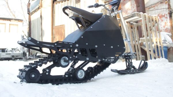 First world electric snowbike Sniejik Sport_electric snowmobile_electric snowscooter_electric sled_7